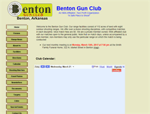 Tablet Screenshot of bentongunclub.org
